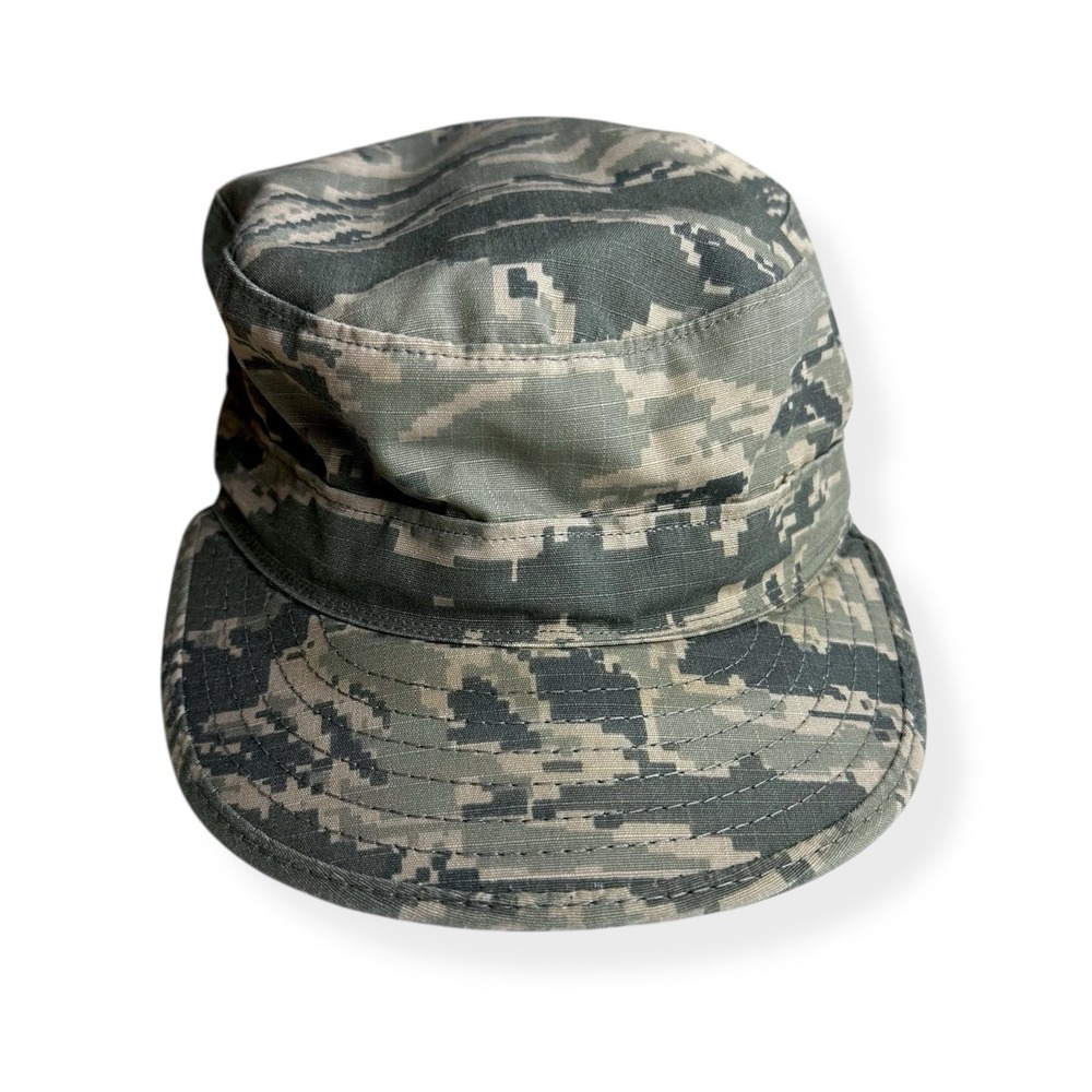 VTG Utility Digital Camo Pattern Air Force Size 7 1/8‎ Hat Cap Sekri Military